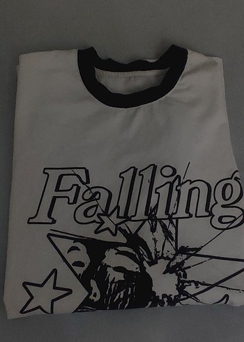 Beyaz renk Baskılı Tişört - Görsel 7