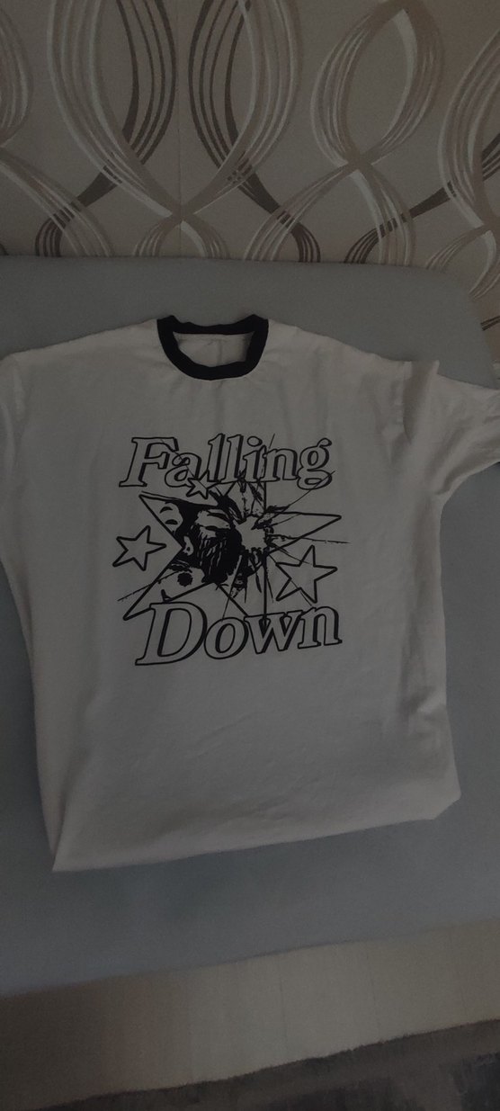 Beyaz renk Baskılı Tişört - Görsel 2