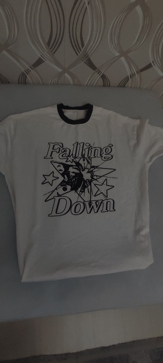 Beyaz renk Baskılı Tişört - Görsel 3