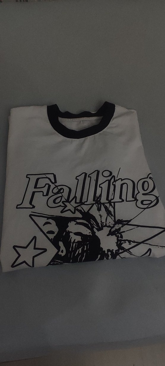 Beyaz renk Baskılı Tişört - Görsel 5