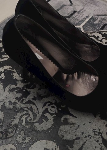 Siyah Tokalı Yüksek Topuklu Gotik Stiletto - Görsel 4