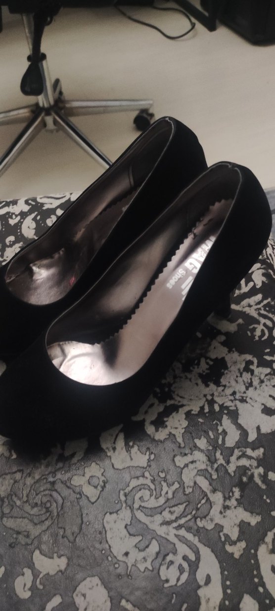 Siyah Tokalı Yüksek Topuklu Gotik Stiletto - Görsel 3