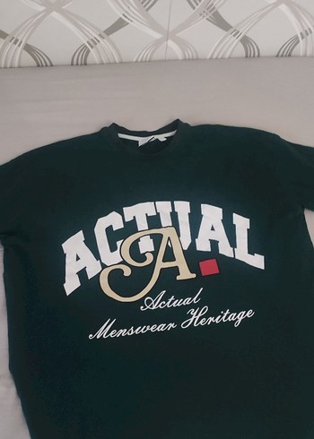 Erkek Koyu Yeşil Baskılı Tişört - Görsel 2