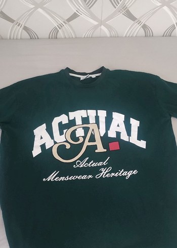 Erkek Koyu Yeşil Baskılı Tişört - Görsel 3