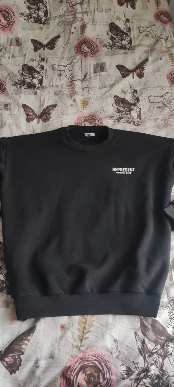 Siyah Oversize Sweatshirt - Görsel 2