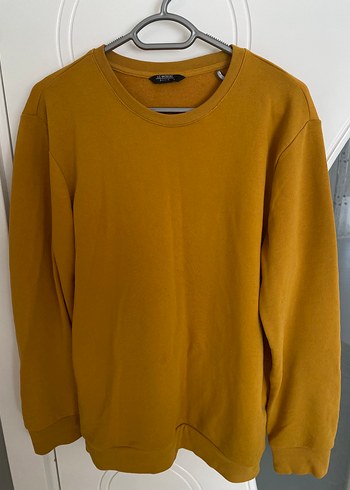Sarı Oversize Kadın Sweatshirt