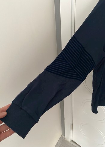 l Beden Lacivert Erkek Uzun Kollu Sweatshirt