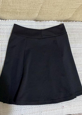 Siyah Düz Midi Kadın Etek