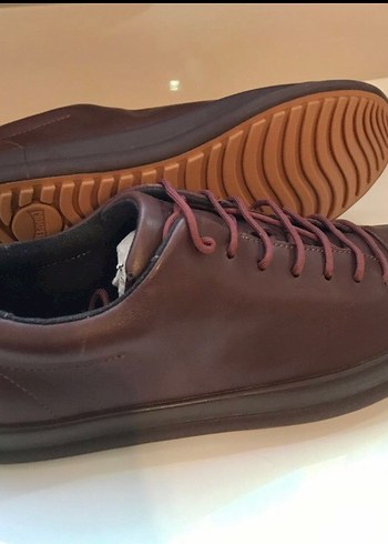 Camper Erkek Kahverengi Minimalist Bağcıklı Ayakkabı - Görsel 6