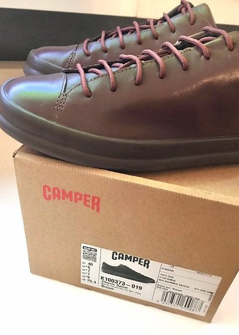 Camper Erkek Kahverengi Minimalist Bağcıklı Ayakkabı - Görsel 7