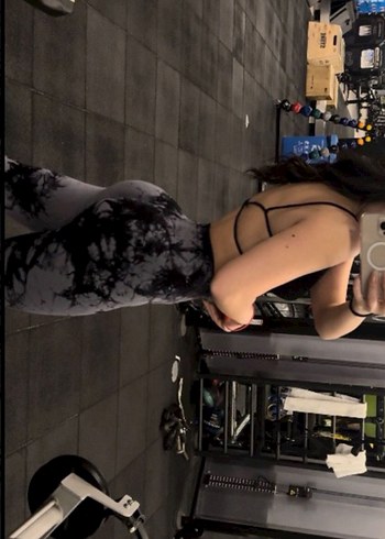Siyah Bağlamalı Tie-Dye Spor Taytı