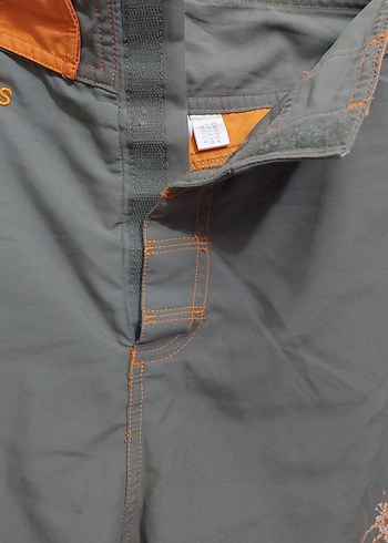 Gri Adidas Baskılı Erkek Midi Şort - Görsel 2