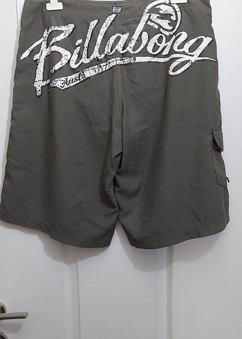 Gri Erkek Kemerli Midi Yüzme Şortu - Görsel 5