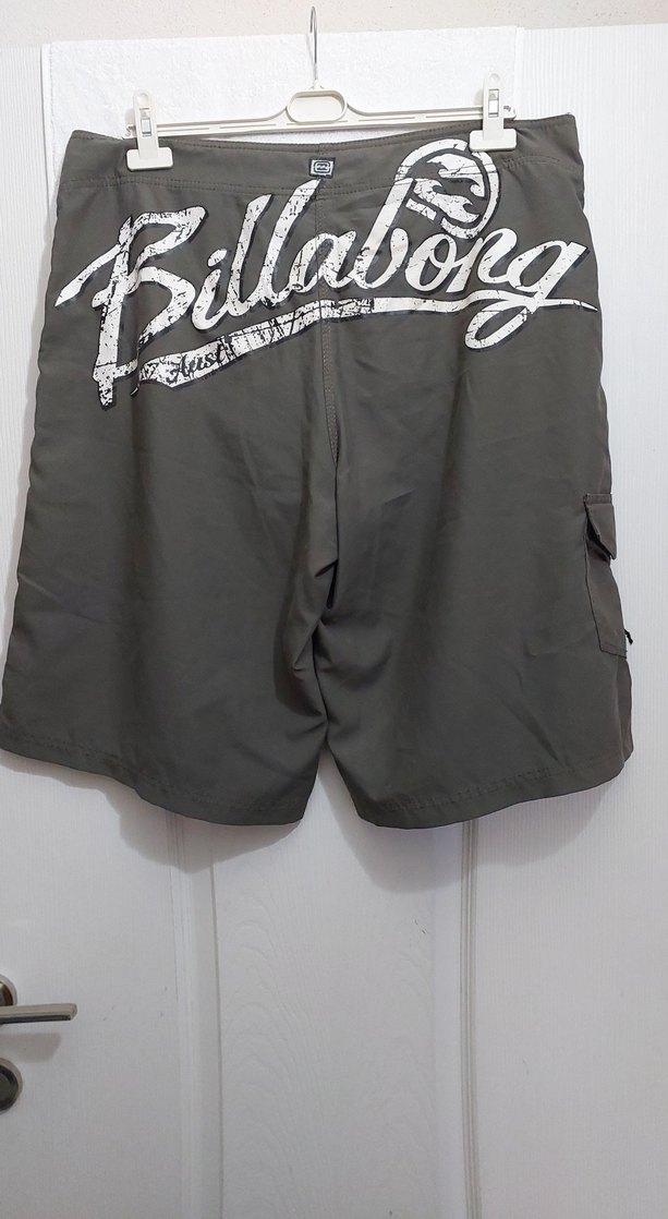 Gri Erkek Kemerli Midi Yüzme Şortu - Görsel 5