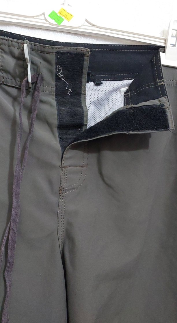 Gri Erkek Kemerli Midi Yüzme Şortu - Görsel 4