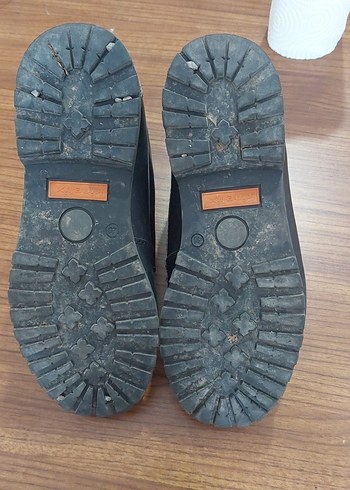 Gri Minimalist Goth Erkek Bağcıklar - Görsel 5