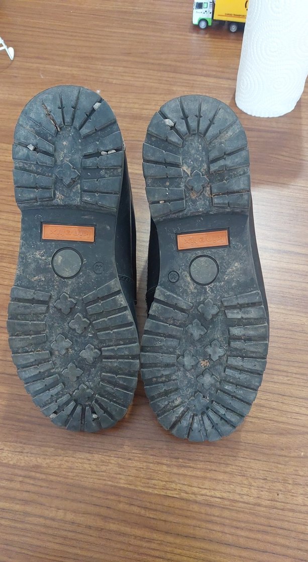 Gri Minimalist Goth Erkek Bağcıklar - Görsel 5