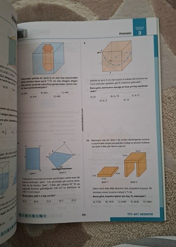 Kenan Kara ile TYT-AYT Geometri Soru Bankası