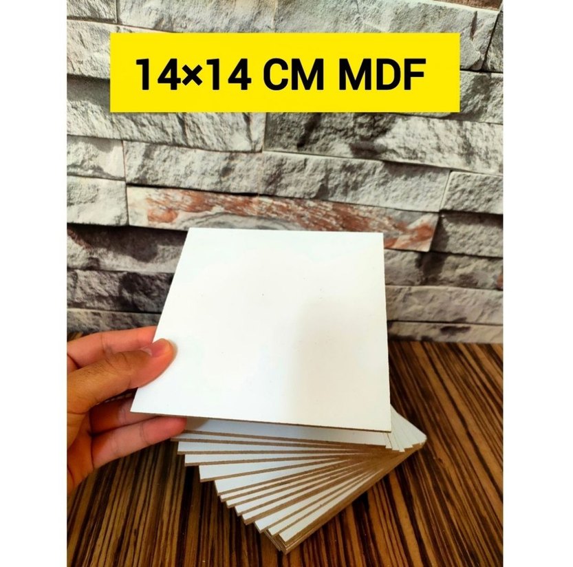 14x14 CM (HOBİ İŞLERİ İÇİN)
BEYAZ MDF LEVHALAR - Görsel 2