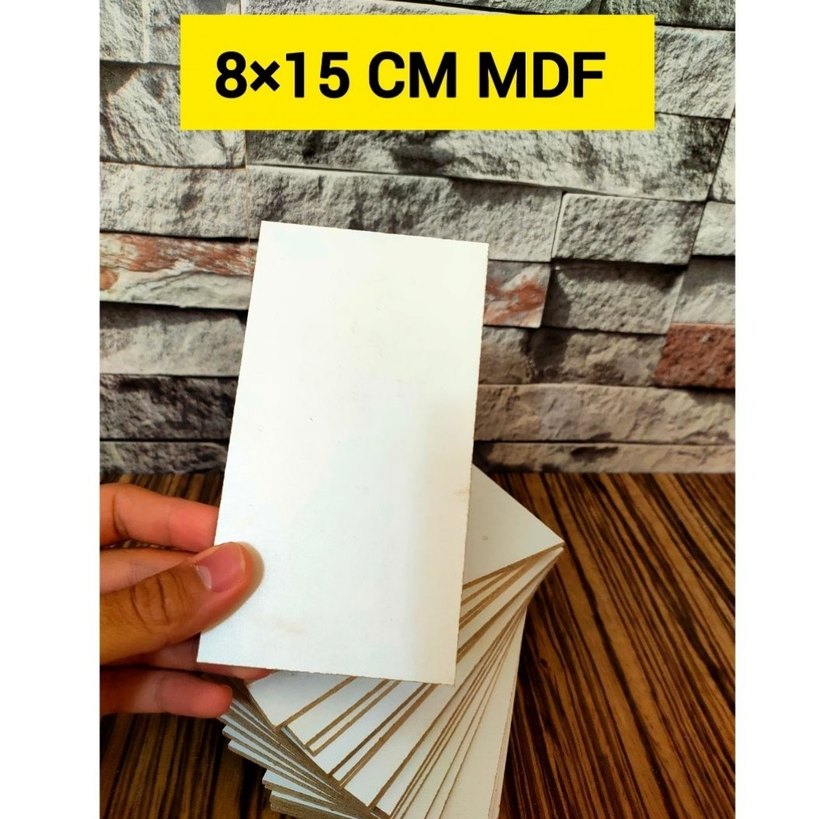 8x15 CM (HOBİ İŞLERİ İÇİN)
BEYAZ MDF LEVHALAR - Görsel 2