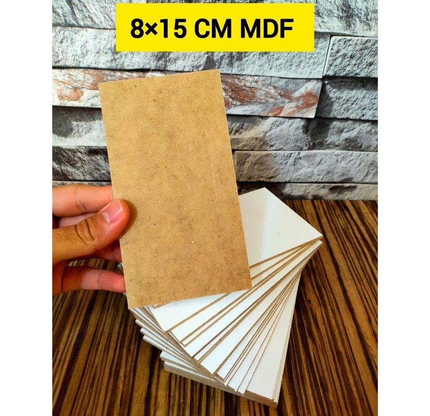 8x15 CM (HOBİ İŞLERİ İÇİN)
BEYAZ MDF LEVHALAR - Görsel 3