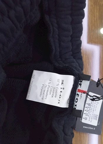 Kiton İthal Erkek Lacivert Fermuarlı Eşofman Altı - Görsel 7