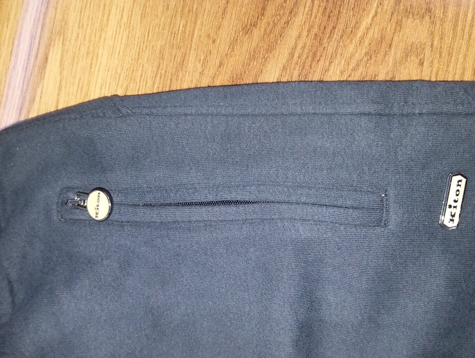 Kiton İthal Erkek Lacivert Fermuarlı Eşofman Altı - Görsel 4