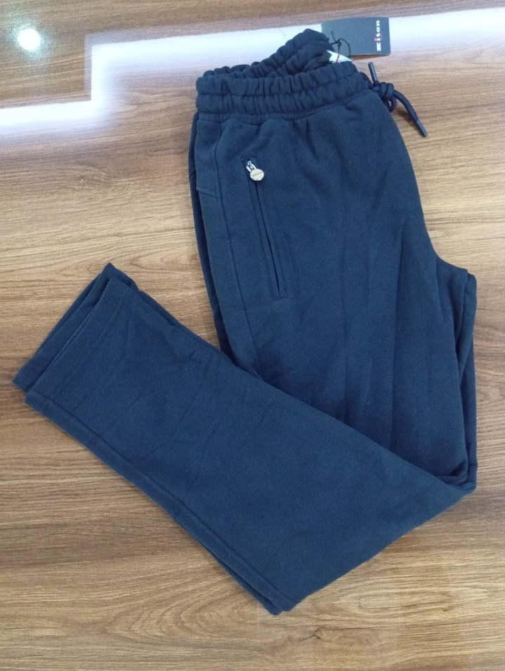 Kiton İthal Erkek Lacivert Fermuarlı Eşofman Altı - Görsel 3