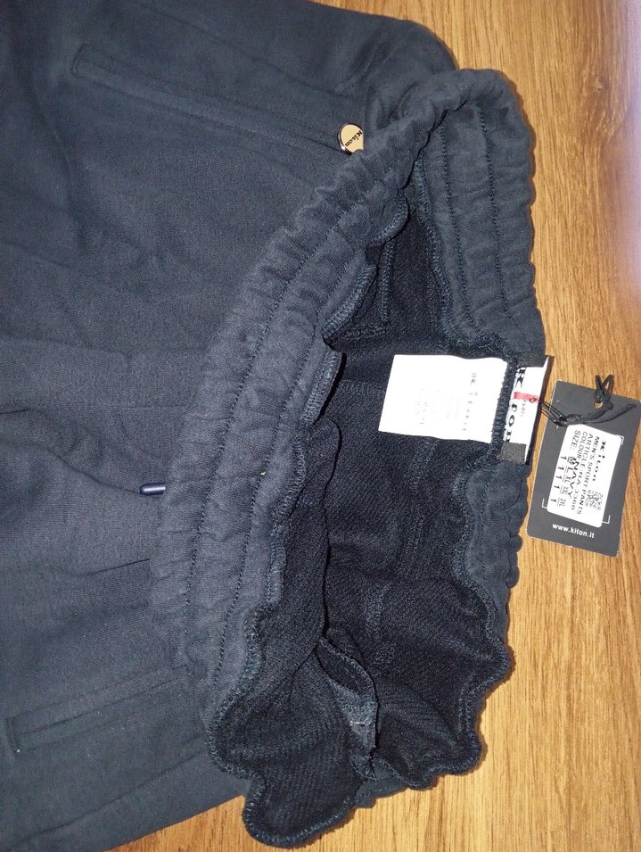 Kiton İthal Erkek Lacivert Fermuarlı Eşofman Altı - Görsel 5