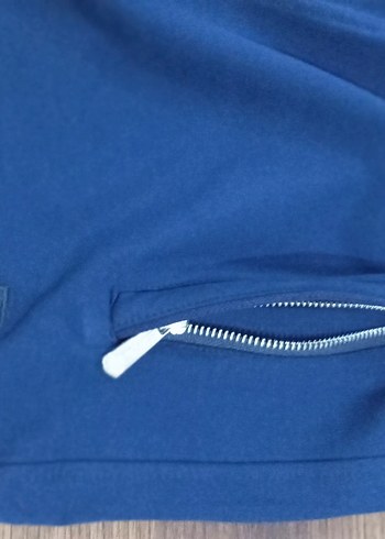 Loro Piana Koyu Mavi Erkek  Eşofman Takımı Fermuarlı - Görsel 8