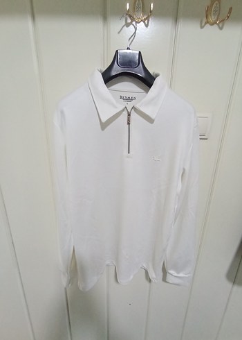 Beymen Beyaz Fermuarli Uzun  Kollu Polo Swet - Görsel 2