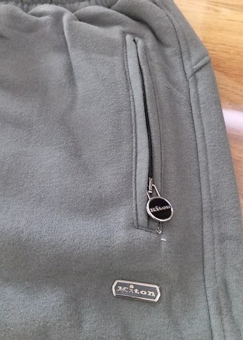 Kiton İthal Gri Erkek Rahat Kesim Fermuarlı Eşofman Altı - Görsel 4