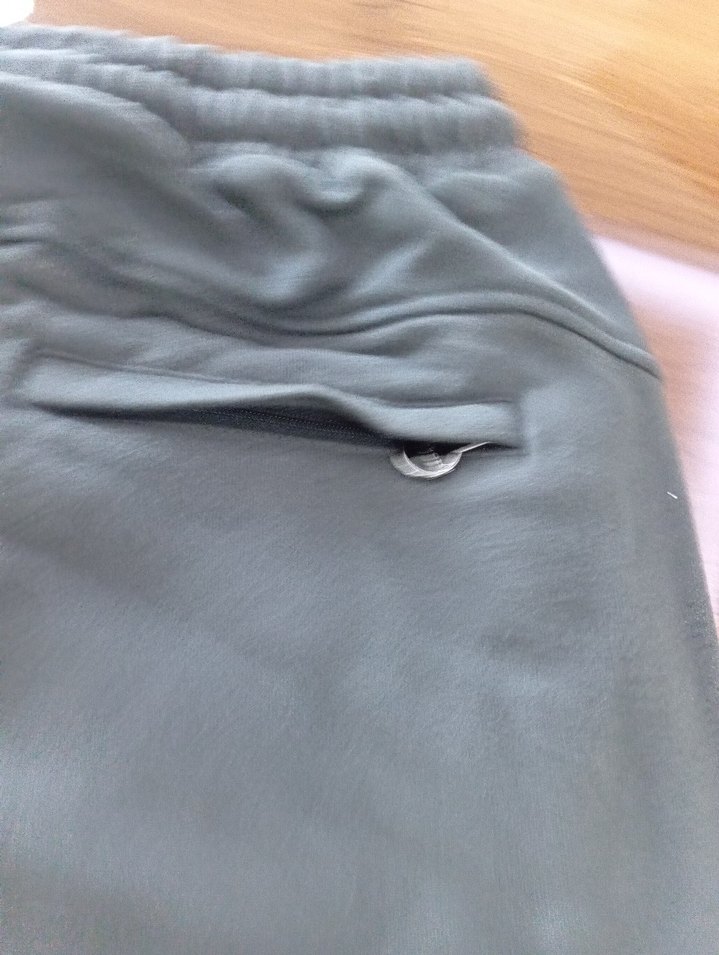 Kiton İthal Gri Erkek Rahat Kesim Fermuarlı Eşofman Altı - Görsel 5