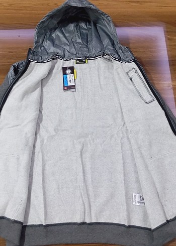 Under Armour Erkek Eşofman Pamuklu Gri Kapüşon 2XL - Görsel 5