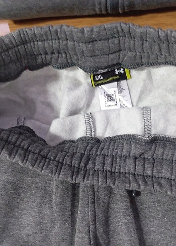 Under Armour Erkek Eşofman Pamuklu Gri Kapüşon 2XL - Görsel 6