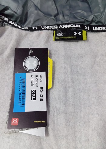 Under Armour Erkek Eşofman Pamuklu Gri Kapüşon 2XL - Görsel 7