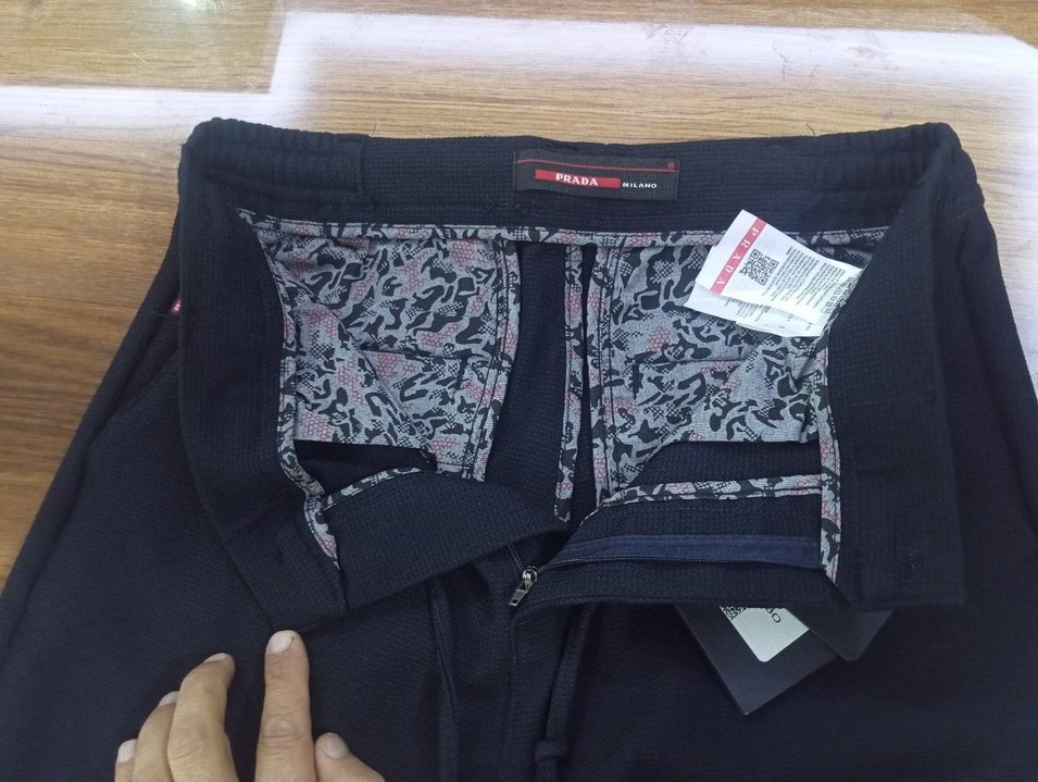 Prada Erkek SiyahJoger  Regular Fit Spor Pantolon 30 Beden - Görsel 3