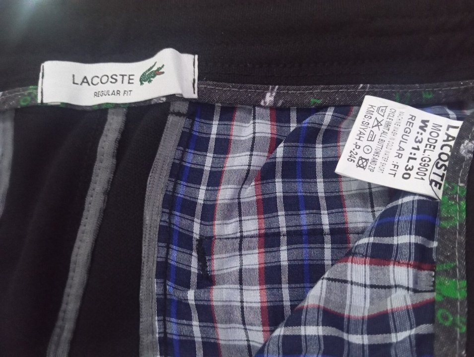 Lacoste Erkek Joger Pantolon Likralı 31 Beden - Görsel 3
