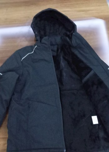 Salomon İthal Erkek Siyah Su Geçirmez Kapüşonlu İci Yünlü  Mont - Görsel 2