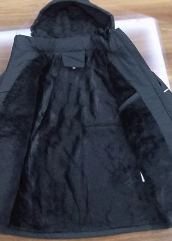 Salomon İthal Erkek Siyah Su Geçirmez Kapüşonlu İci Yünlü  Mont - Görsel 5