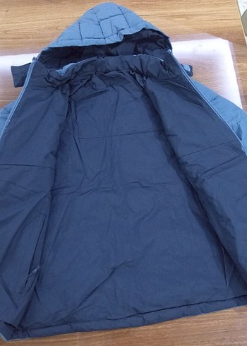 Adidas Mavi Fermuarlı Erkek Mont Goretex Çift Taraflı Mont - Görsel 2