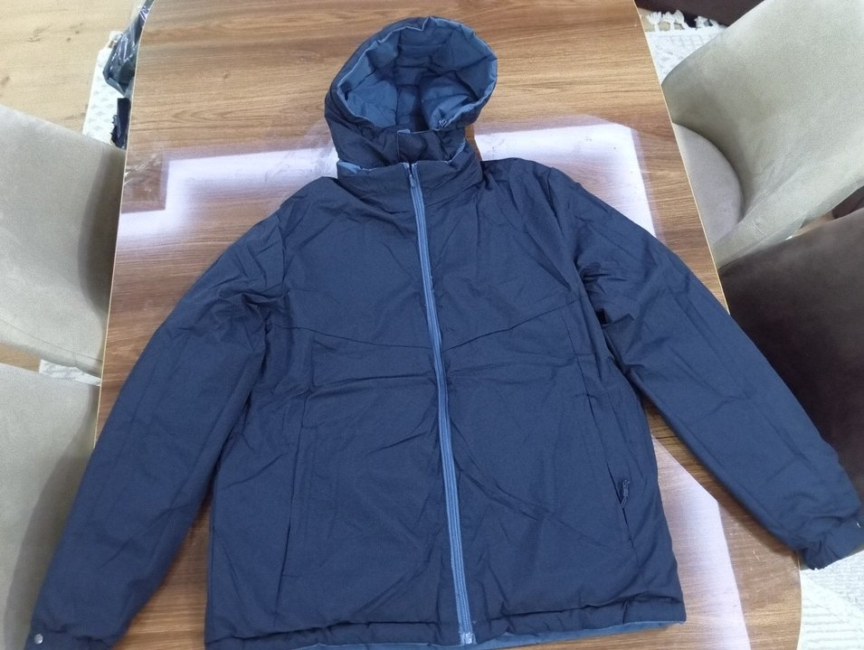 Adidas Mavi Fermuarlı Erkek Mont Goretex Çift Taraflı Mont - Görsel 5