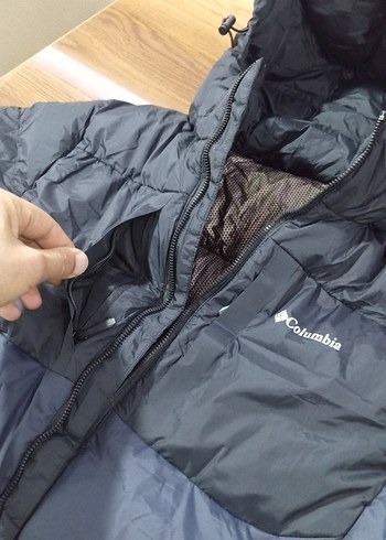 Columbia  Erkek Siyah/Laci  Kapüşonlu Termal Su Gecirmez Mont - Görsel 6