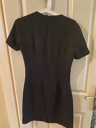 Diğer Siyah kumaş mini elbise