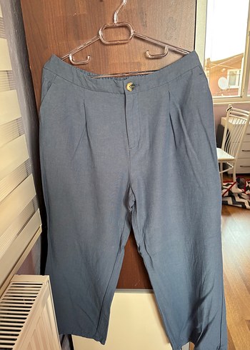 LC Waikiki Kadın Büyük Beden Mavi Pantolon