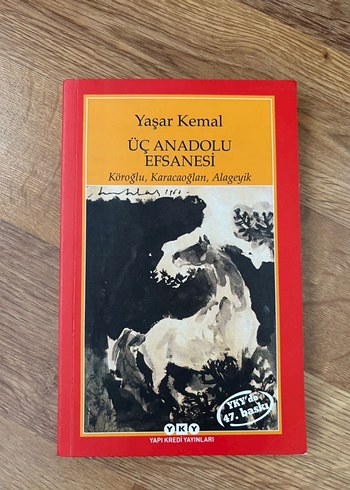 Üç Anadolu Efsanesi Yaşar Kemal Kitap Roman