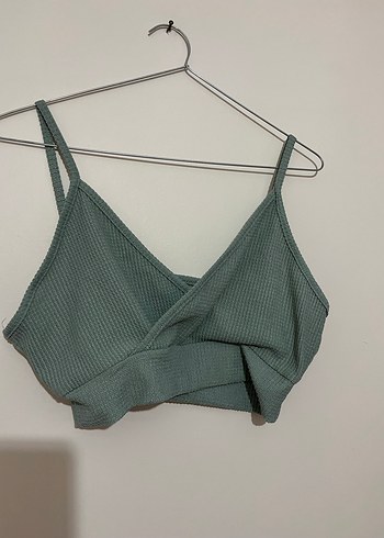 Yeşil Spor Tarzı Kadın Bralet