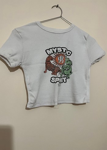 Kısa Kollu Baskılı Mini Tişört