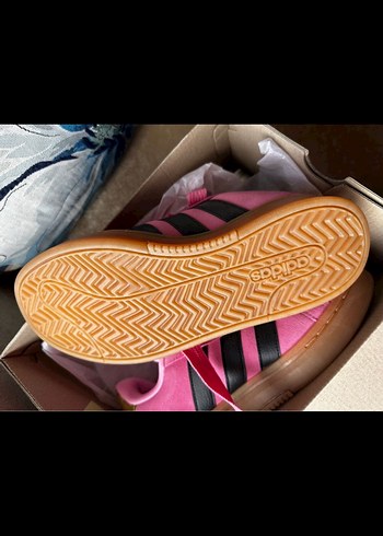 Pembe Süet Platform Topuklu Spor Ayakkabı - Görsel 4