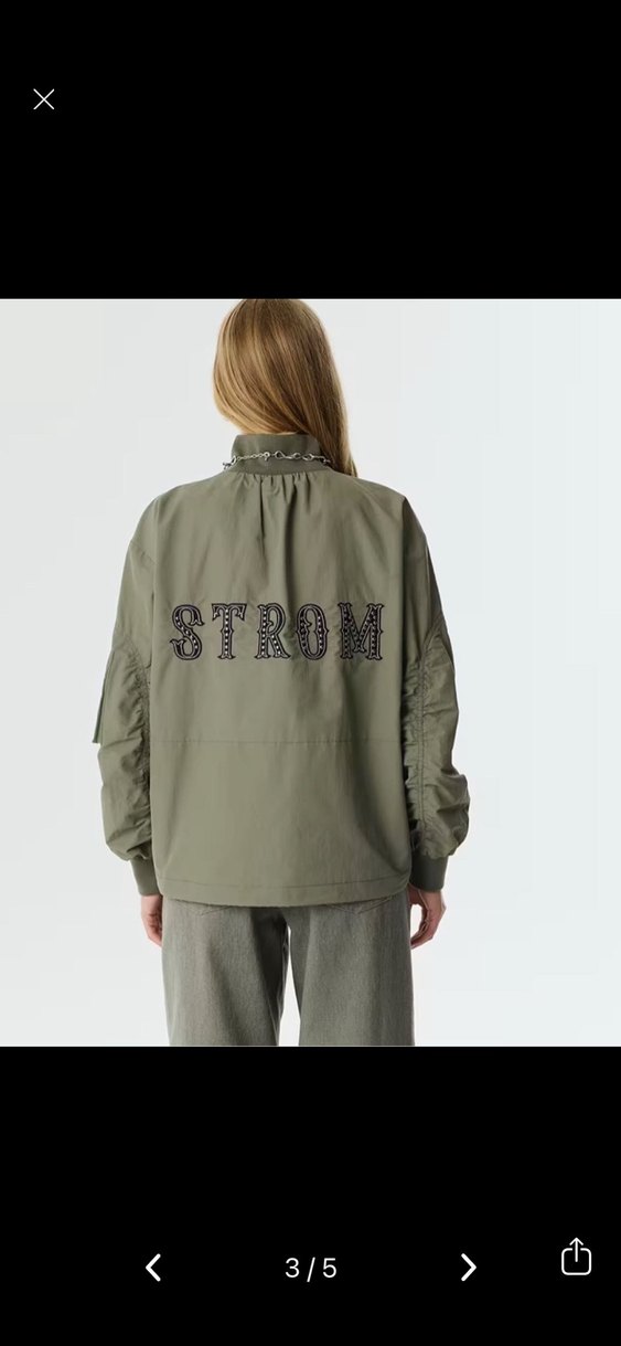 Twist Haki Yüksek Yakalı Rahat Mont - Görsel 2